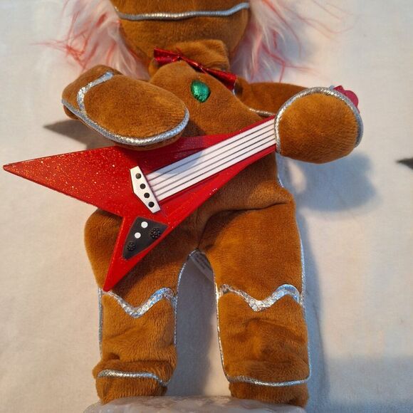 Gemmy Jingle Bell Rocker 2008 Musical Light Up Singing Gingerbread‎ Man READ - Picture 3 of 11